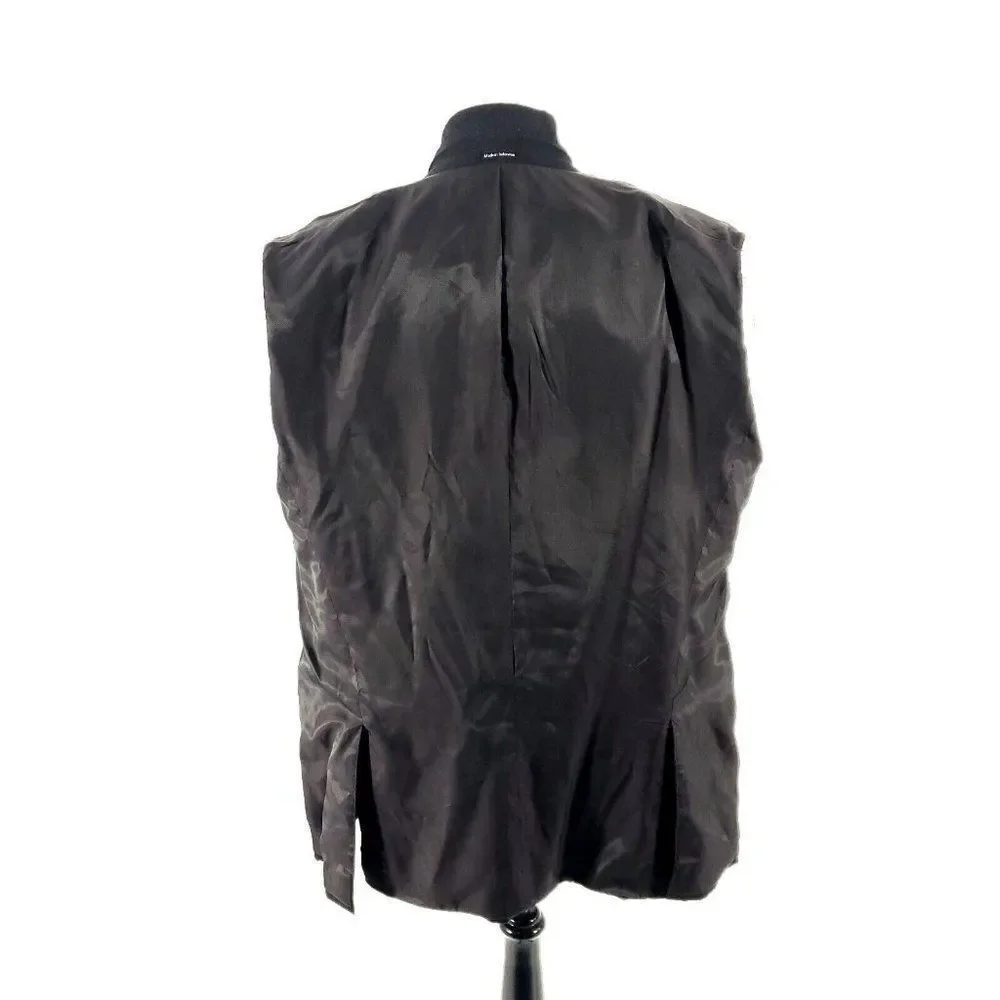 Pronto Uomo‎ Wool 2 Button Blazer 46L Or Slim 48L Gray